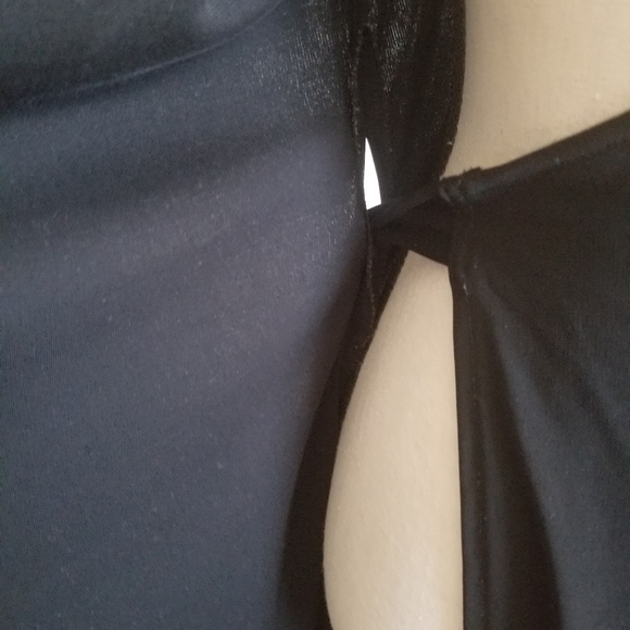 Black wrap dress - Picture 6 of 8